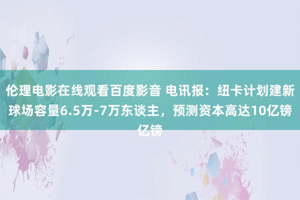 伦理电影在线观看百度影音 电讯报：纽卡计划建新球场容量6.5万-7万东谈主，预测资本高达10亿镑