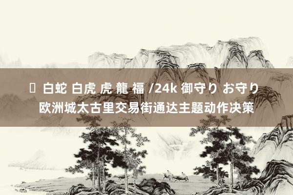 ✨白蛇 白虎 虎 龍 福 /24k 御守り お守り 欧洲城太古里交易街通达主题动作决策